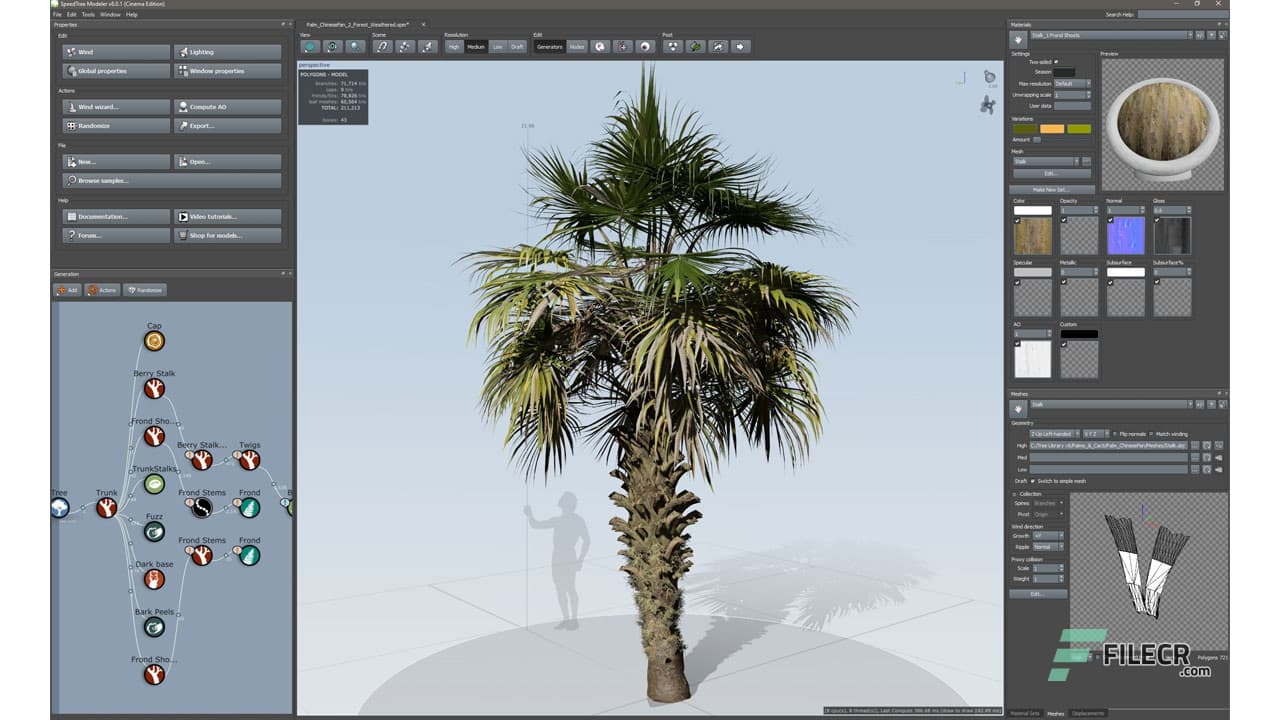 SpeedTree Modeler 10.0.1