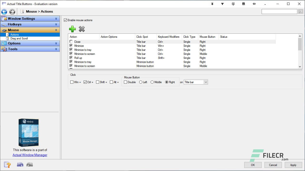 Actual Title Buttons 8.15.3