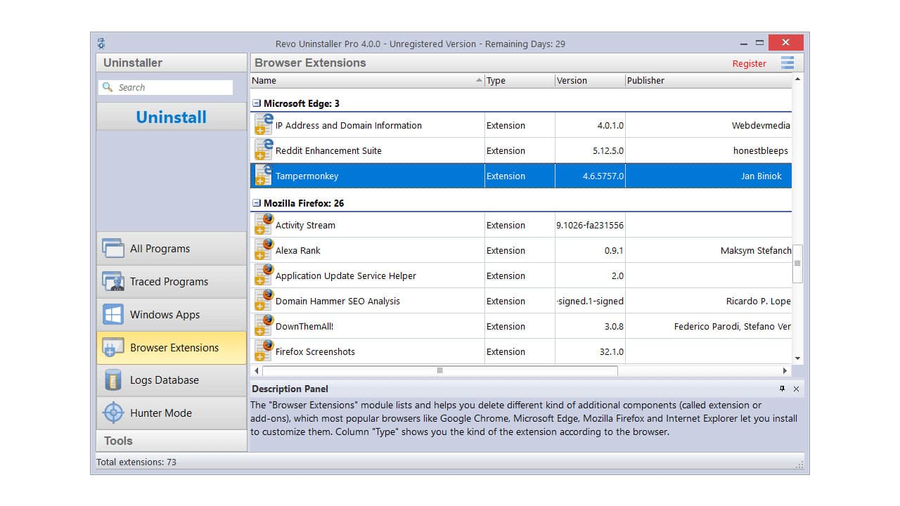 Revo Uninstaller Pro 5.4.5