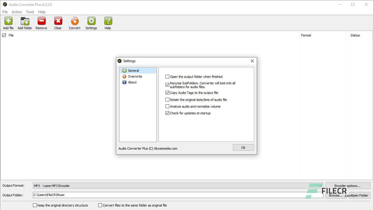 AbyssMedia Audio Converter Plus 7.0.1