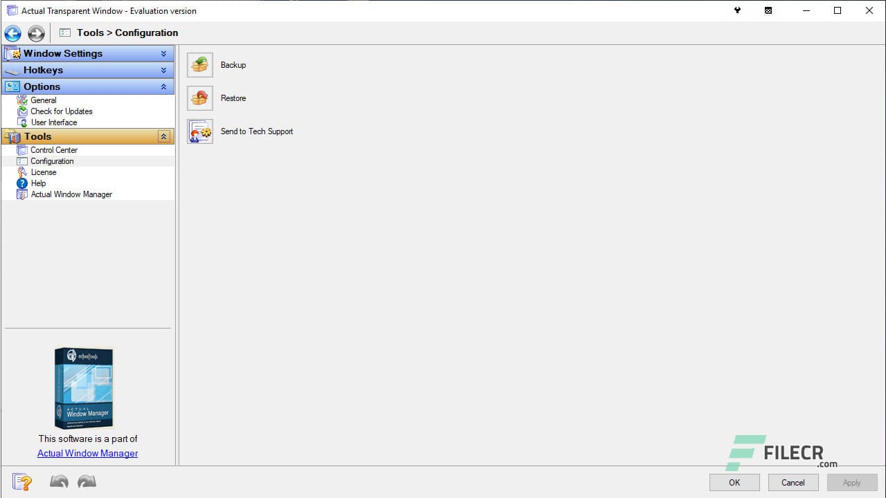 Actual Transparent Window 8.15.3