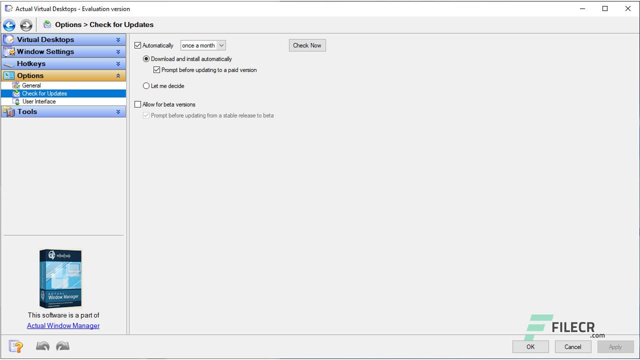 Actual Virtual Desktops 8.15.3