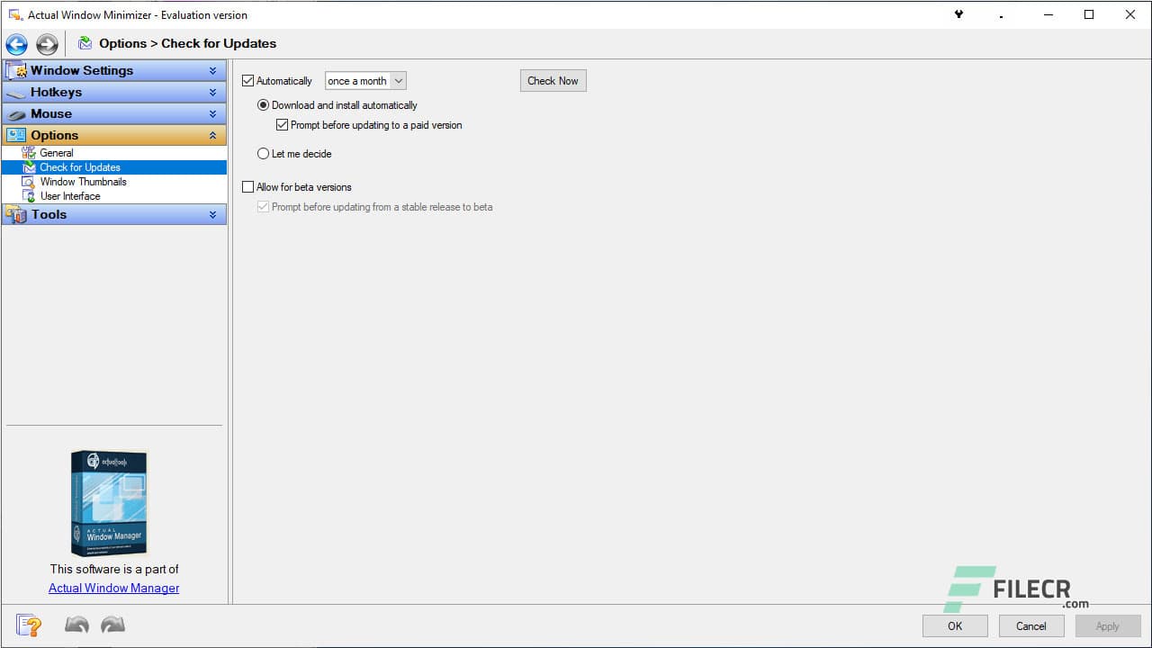 Actual Window Minimizer 8.15.3