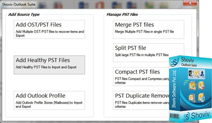 Shoviv Outlook Suite 20.1