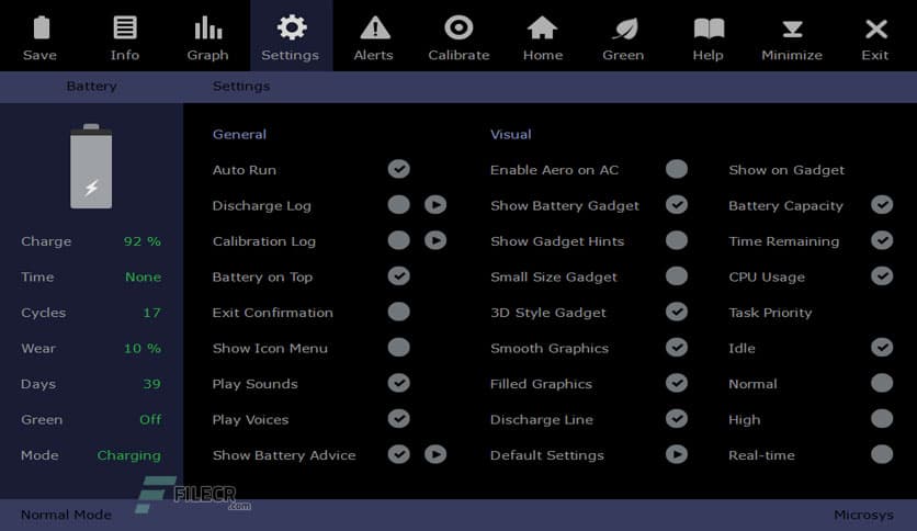 Microsys Smarter Battery 8.1