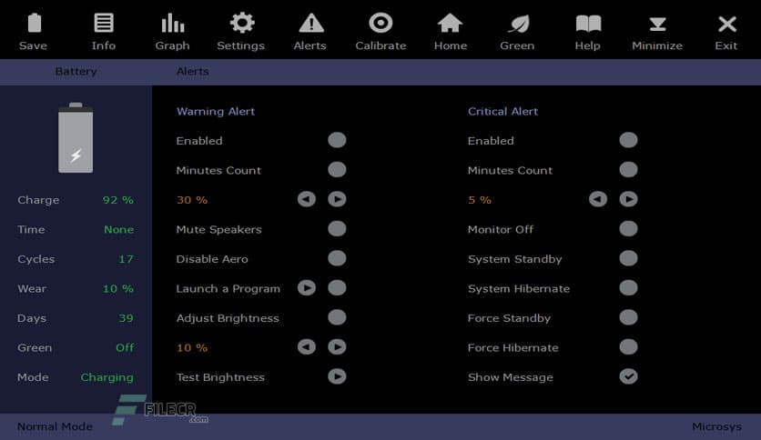 Microsys Smarter Battery 8.1