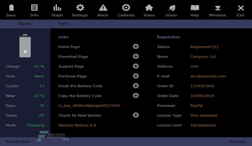 Microsys Smarter Battery 8.1