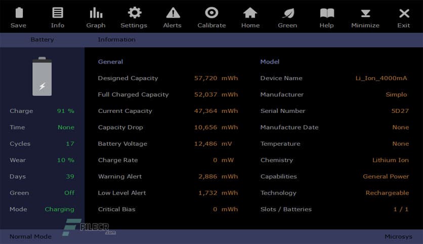 Microsys Smarter Battery 8.1