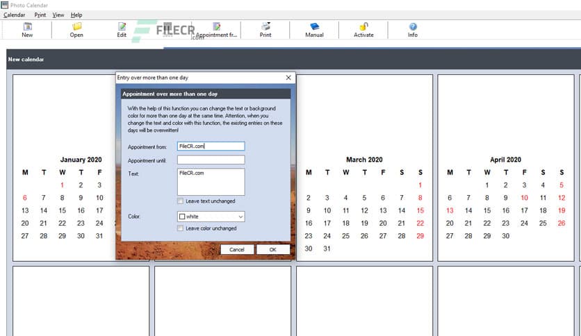 Softwarenetz Photo calendar 2.02