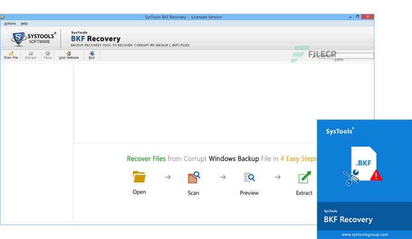 SysTools BKF Recovery 10.0