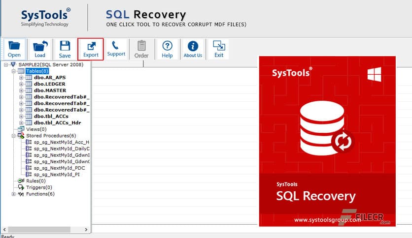 SysTools SQL Recovery 13.8
