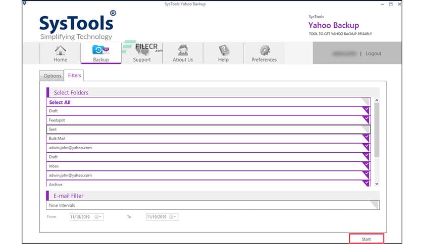 SysTools Yahoo Backup 4.0