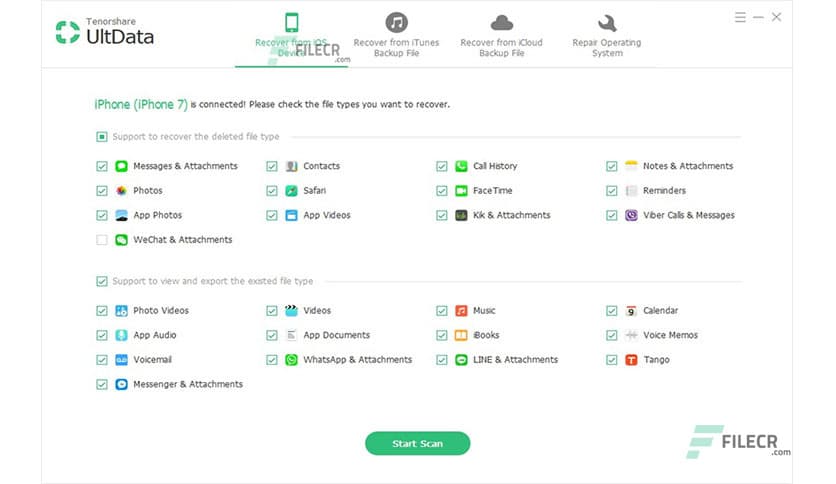 Tenorshare UltData for iOS 9.4.34.4
