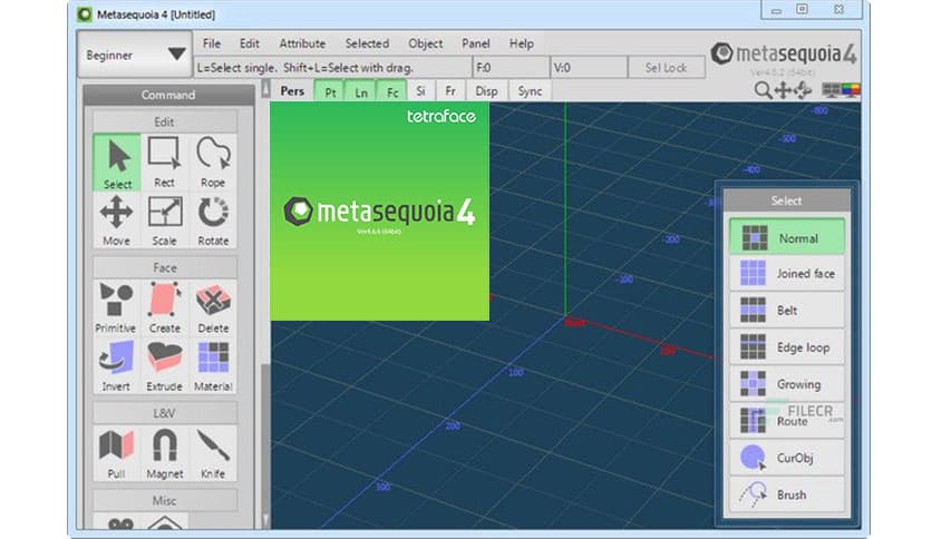 Tetraface IncTetraface Inc Metasequoia 4.9.0d