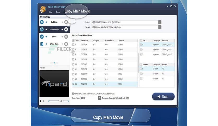 Tipard Blu-ray Copy 7.1.96