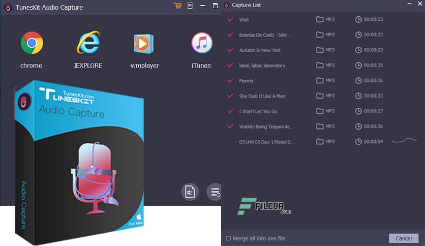 TunesKit Audio Capture 3.6.0.58