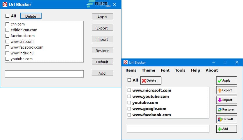 WinTools URL Blocker 2.0.0.11