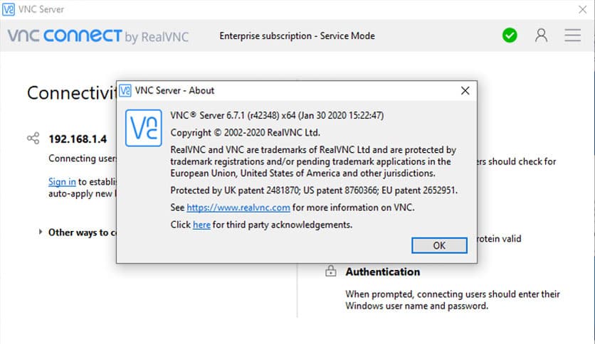 VNC Connect Enterprise 6.11.0.47988