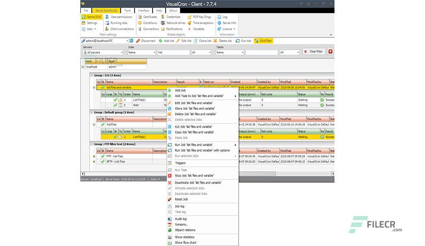 VisualCron Pro 9.9.12 Build 21260