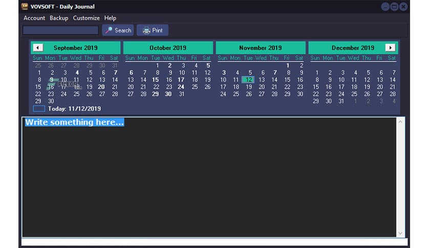 VovSoft Daily Journal 5.9