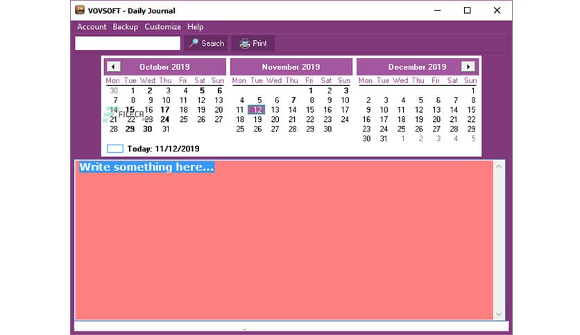 VovSoft Daily Journal 5.9