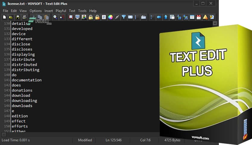 VovSoft Text Edit Plus 15.6