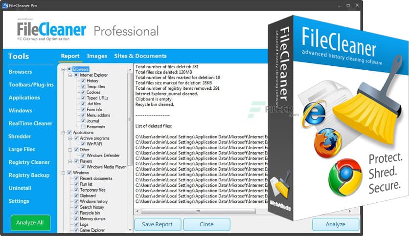 WebMinds FileCleaner Pro 6.0.0.352