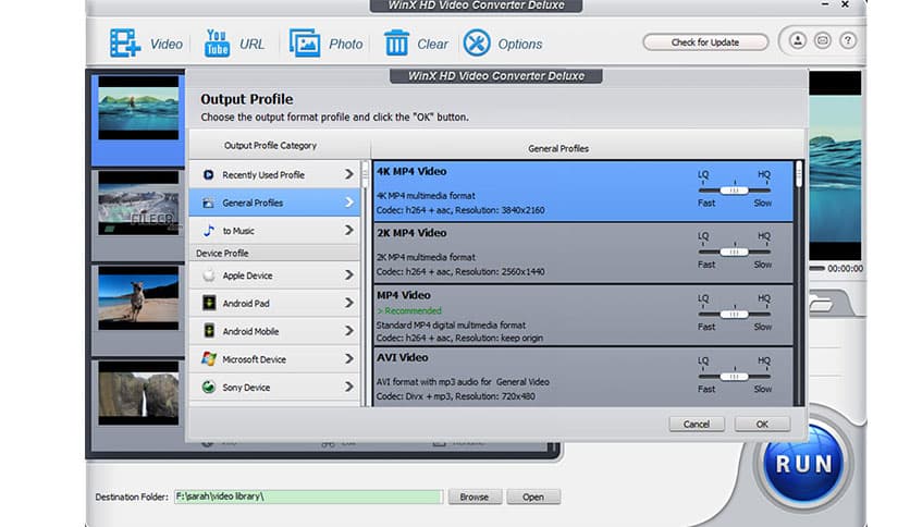 WinX HD Video Converter Deluxe 5.18.1.342