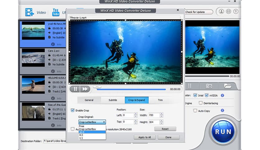 WinX HD Video Converter Deluxe 5.18.1.342