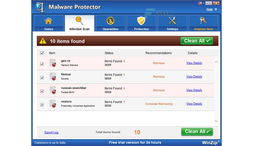 WinZip Malware Protector 2.1.1200.27011