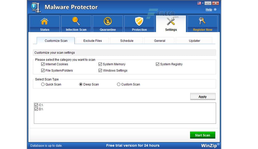 WinZip Malware Protector 2.1.1200.27011
