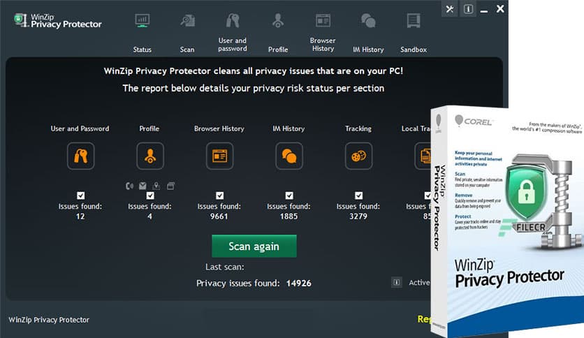 WinZip Privacy Protector 4.0.9