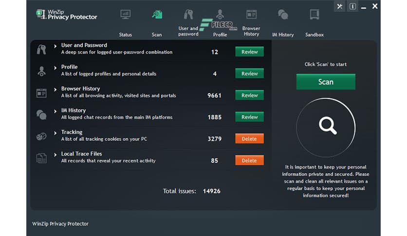 WinZip Privacy Protector 4.0.9