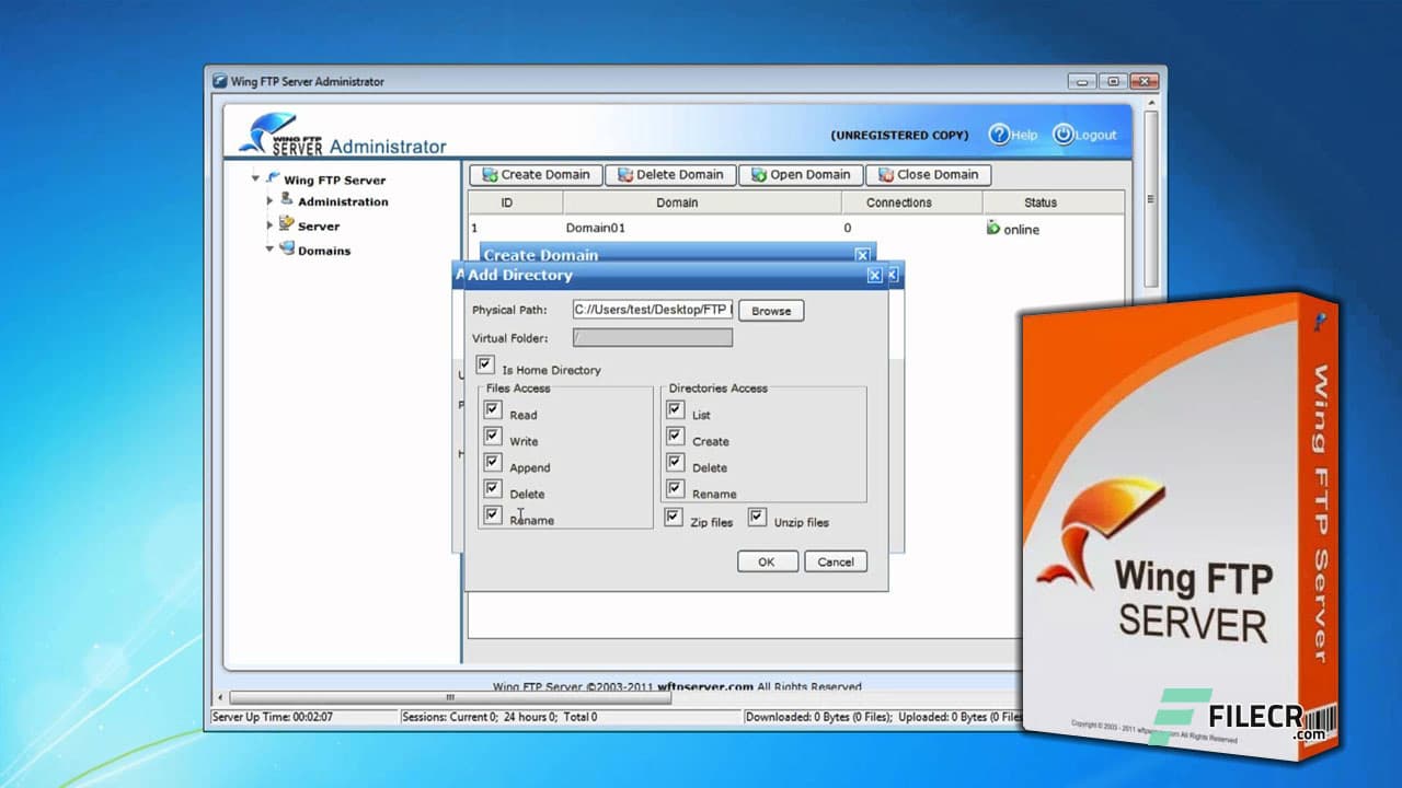 Wing FTP Server Corporate 8.1.2