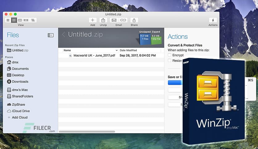 WinZip Mac Pro 12.0.7282