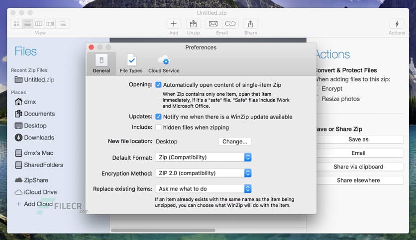 WinZip Mac Pro 12.0.7282