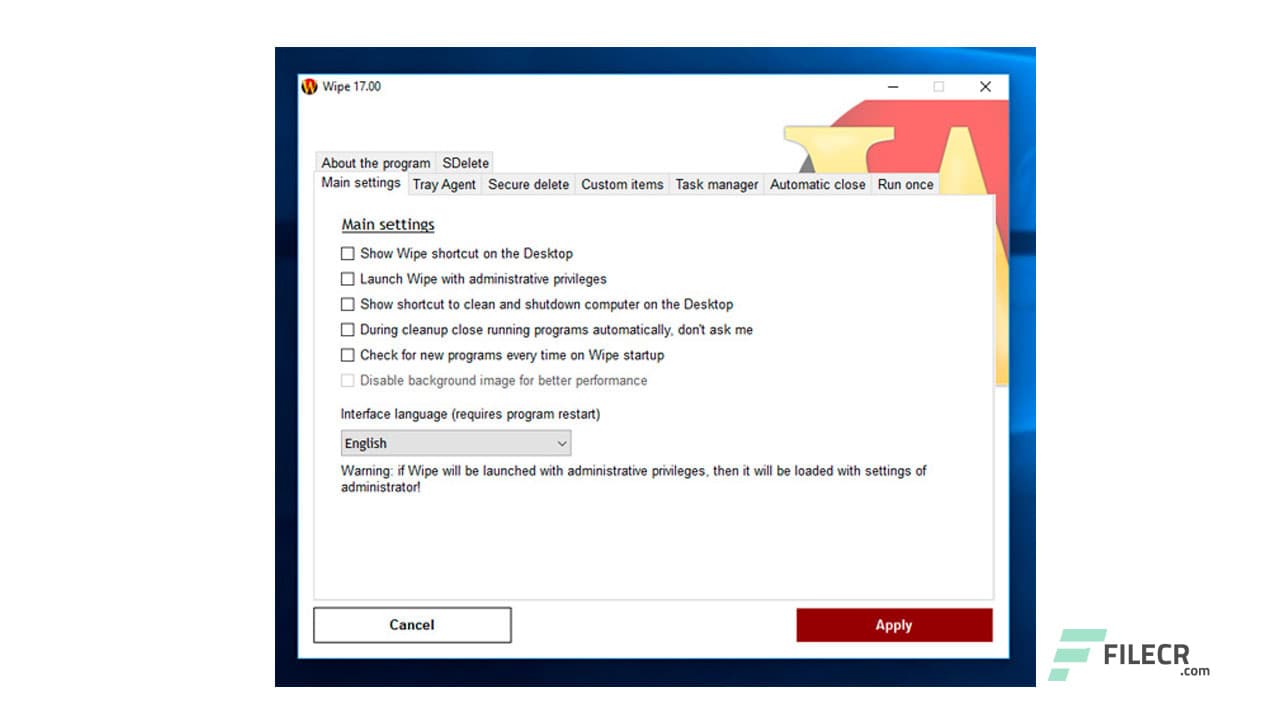 Wipe Professional 2026.01