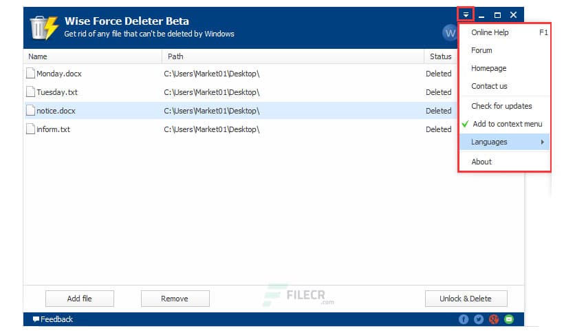 Wise Force Deleter 1.5.7.59