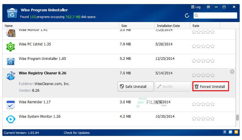 Wise Program Uninstaller 3.2.8.272