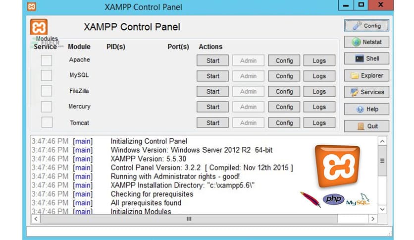 XAMPP 8.2.12