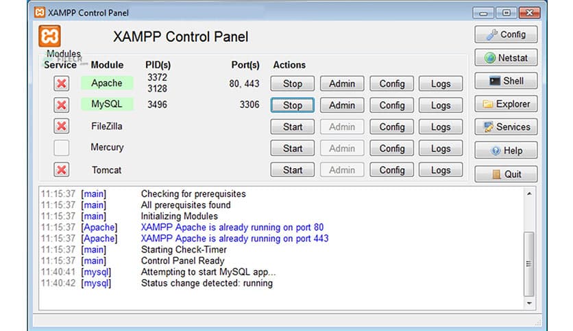 XAMPP 8.2.12