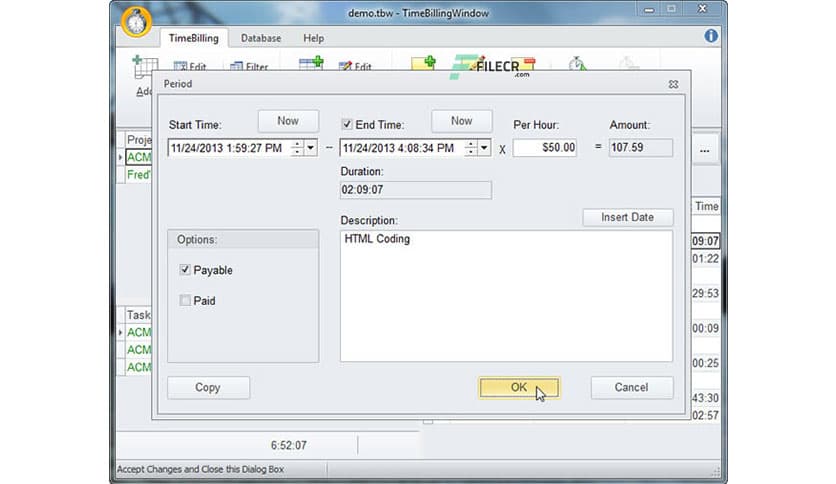ZPAY TimeBillingWindow 2.0.34