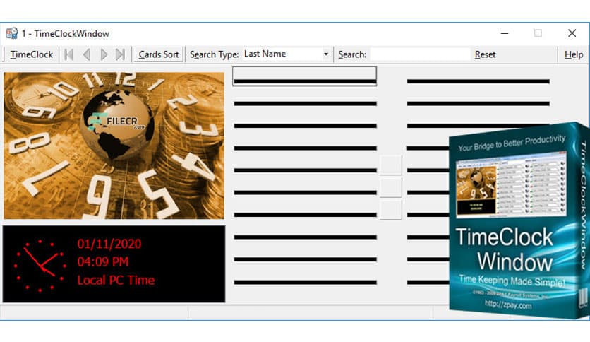 ZPAY TimeClockWindow 2.0.83