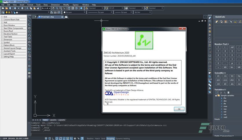 ZWCAD Architecture 2025 SP0