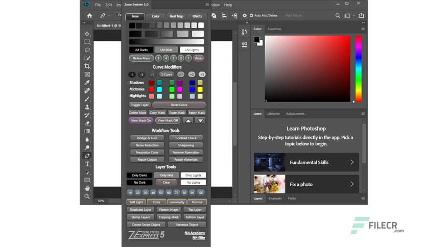 Zone System Express Panel 5.0.1 for Adobe Photoshop