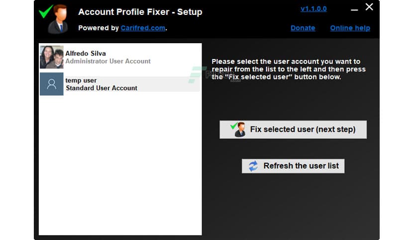 Account Profile Fixer 1.9.0.0