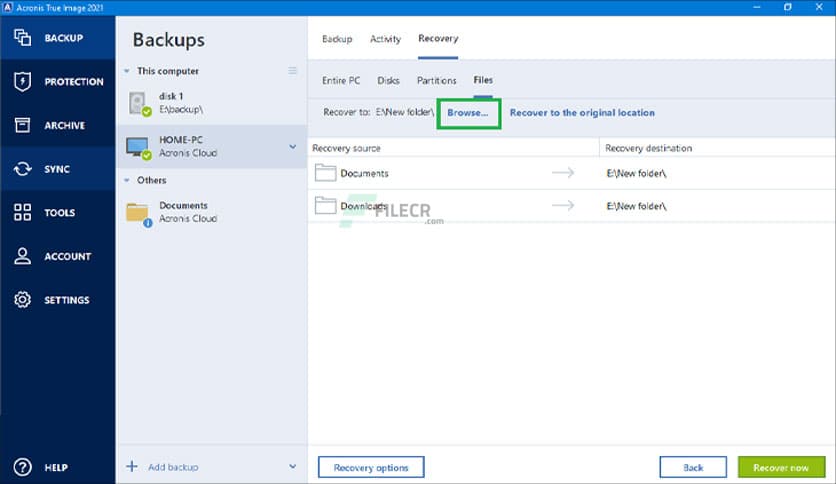 Acronis True Image 2021 Build 39287