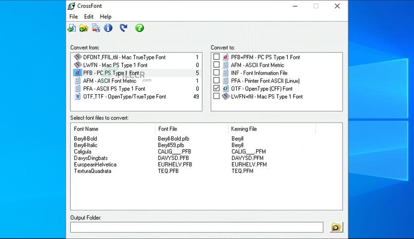 Acute Systems CrossFont 7.11