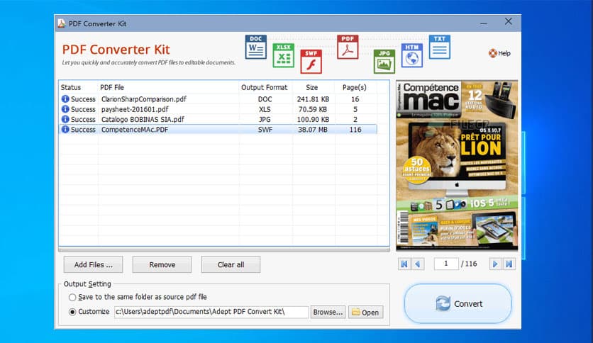 Adept PDF Converter Kit 5.10