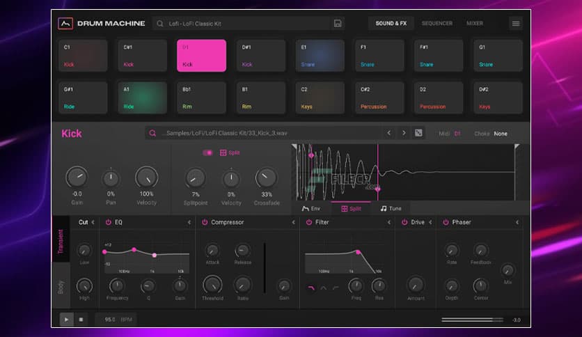 ADSR Sounds ADSRDrumMachine 1.4.0